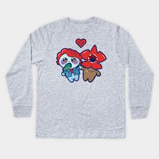 Stranger Things BFFs - Spoiler Alert Kids Long Sleeve T-Shirt